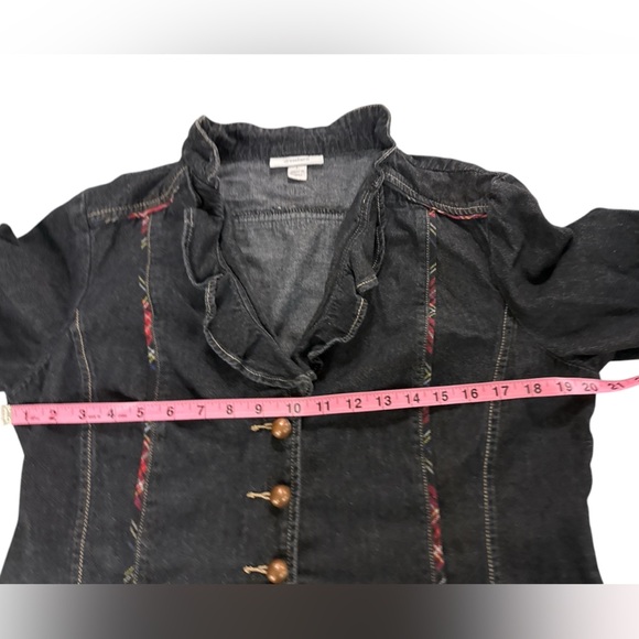 Dressbarn Jean and Plaid Jacket - Picture 5 of 13